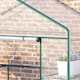 image 8 of Outsunny Walk In Greenhouse Garden Clear PVC Frame Shelves Reinforced Plant Grow