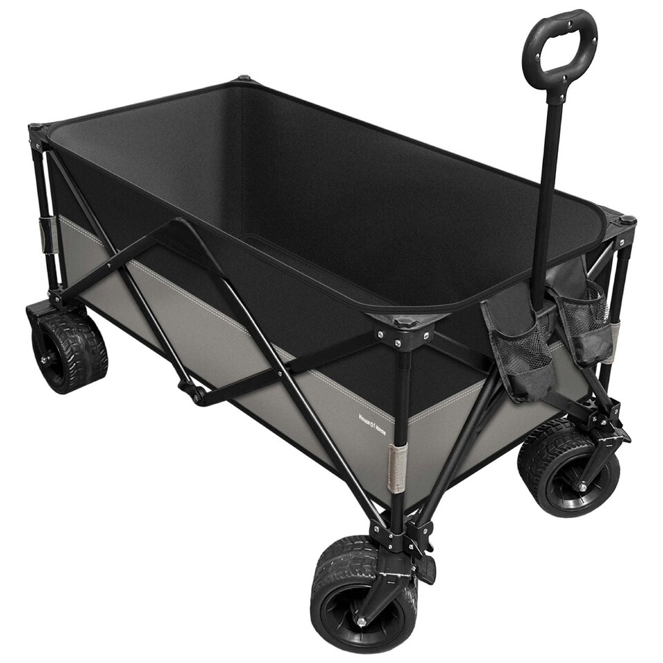 image 1 of 220L Foldable Utility Trolley Garden Home Camping Festivals No Assembly 220kg Load