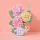 image 3 of Hydrangea Bouquet 3D Pop Up Greeting Card