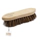 image 1 of Wooden Scrubbing Brush Heavy Duty Hand Scrubber with Stiff Natural Bassine Bristles | Bronze