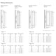 image 8 of 400mm (H) x1800mm (W) - Type 11 Radiator - Single Panel Convector - White Enamel (RAL 9016) - (0.4m x 1.8m) (16" x 71")