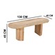 image 4 of Niles Solid Wooden Dining Bench