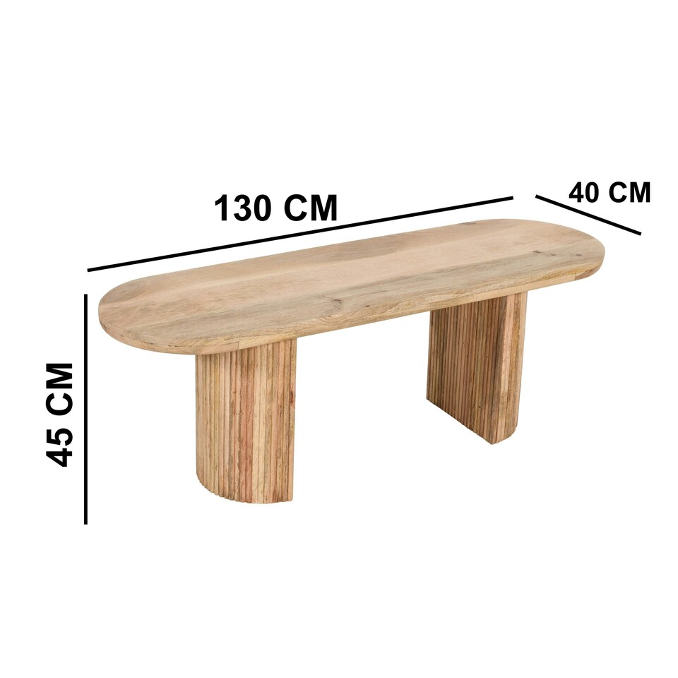 image 1 of Niles Solid Wooden Dining Bench