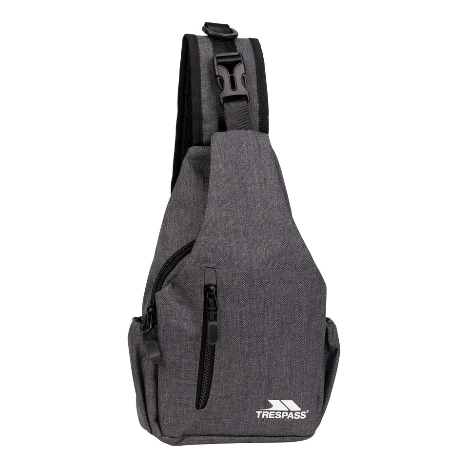 image 1 of Trespass Versa Sling Backpack | Grey | Grey Melange | One Size | 1