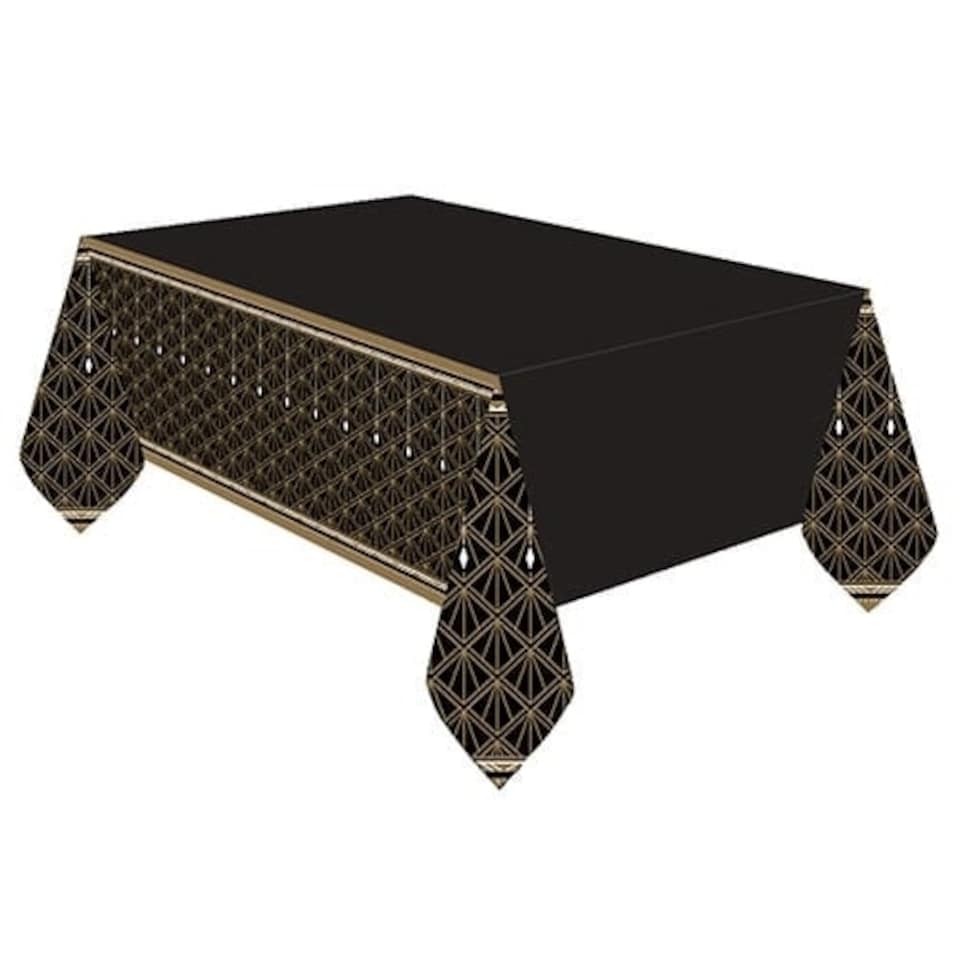 Roaring 1920's Plastic Tablecover 259cm x 137cm