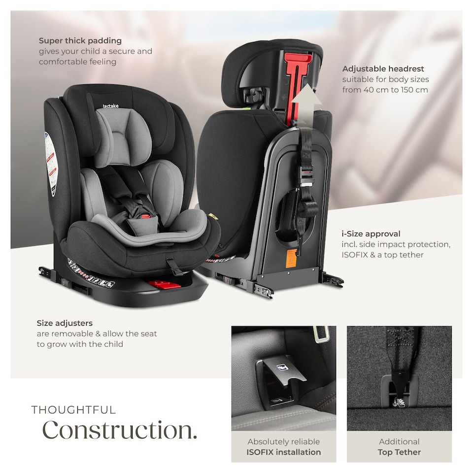 image 1 of Car Seat Linus - i-Size approval, with ISOFIX, side impact protection