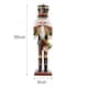 image 5 of Living and Home Classic Wooden Nutcracker Soldier Figurine –Festive Christmas Ornament