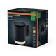 image 3 of Osram ENDURA Style Solar Oxford Outdoor Wall Light 0.5W 50lm | Black