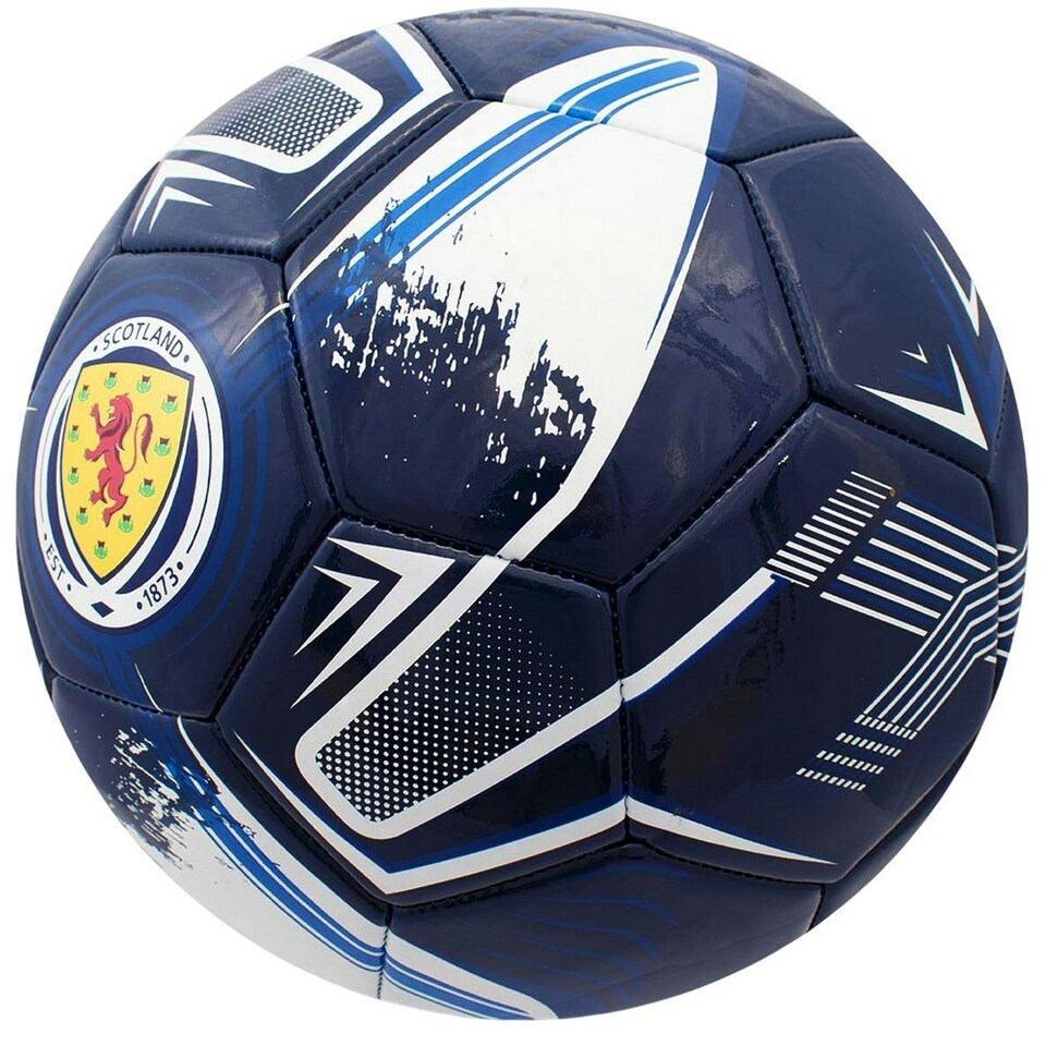 image 1 of Scottish FA Turbine Print Football - Dark Blue/White - 5