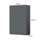 image 2 of FWStyle Stora 3 Door Wardrobe - Matt Dark Grey Grey