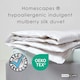 image 2 of Homescapes 4.5 Tog Duvet Luxury Mulberry Silk for Spring or Summer Lightweight Hypoallergenic, Double