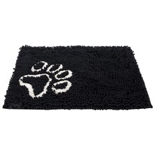 Bunty Soft Long Pile Microfibre Mat Black | M