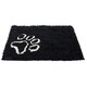 image 1 of Bunty Soft Long Pile Microfibre Mat Black | M