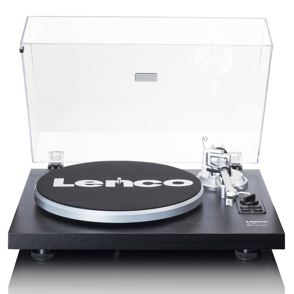 image 1 of LENCO LS-500BK - Record player with built-in amplifier and Bluetooth plus 2 external speakers - Black
