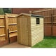 image 2 of 6 x 4 Feet Budget Garden Shed with 1 Window - Timber - L180 x W116 x H210 cm Brown