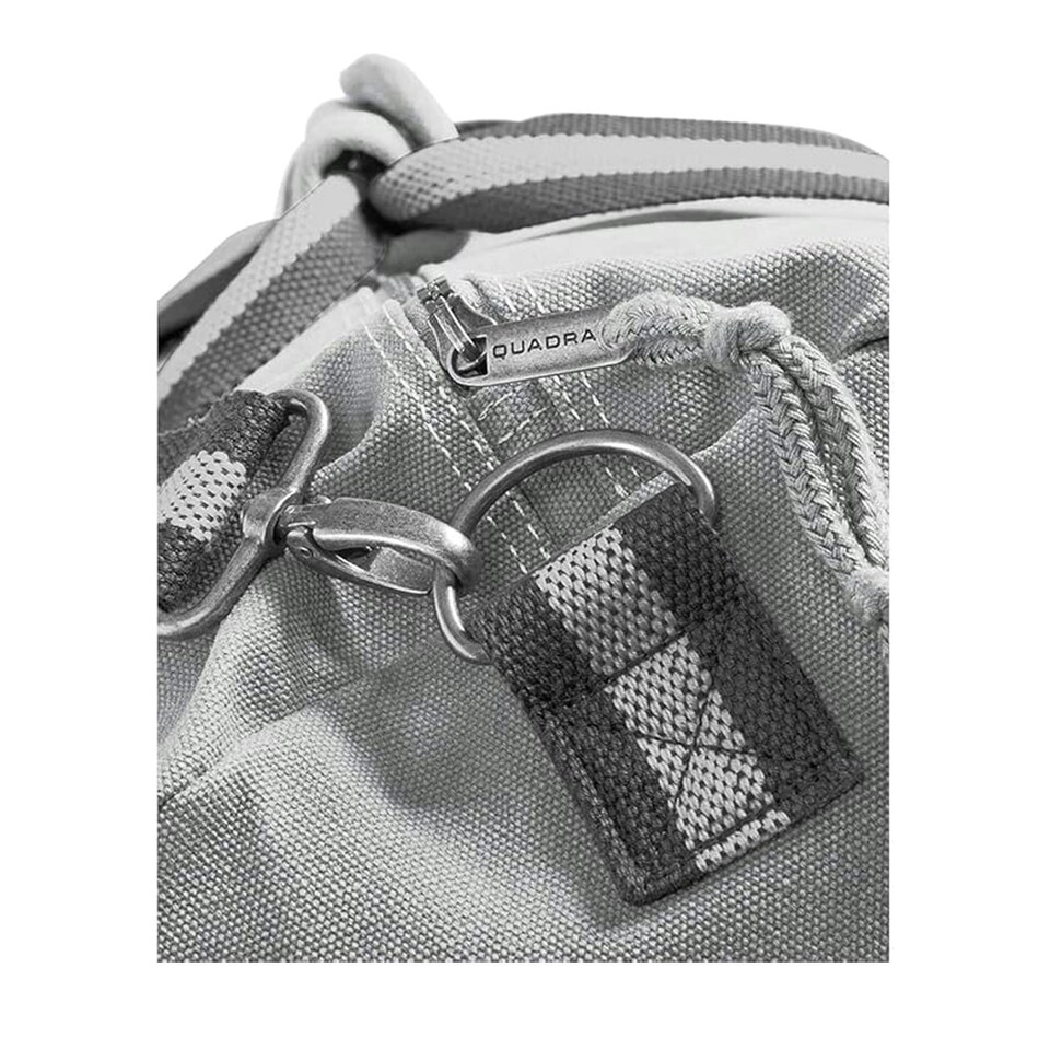 image 1 of Quadra Vintage Canvas Holdall - Vintage Light Grey - One Size | Grey | One Size