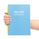 image 3 of 2026 - 2027 Academic Diary A5 Week to View - Plastic Spiral Bound Mid Year Planner Aug 2026 to Jul 2027 - Hardback | Blue | Sky
