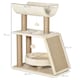 image 5 of PawHut Cat Tree Kitten Tower with Scratching Post Bed Perch Toy