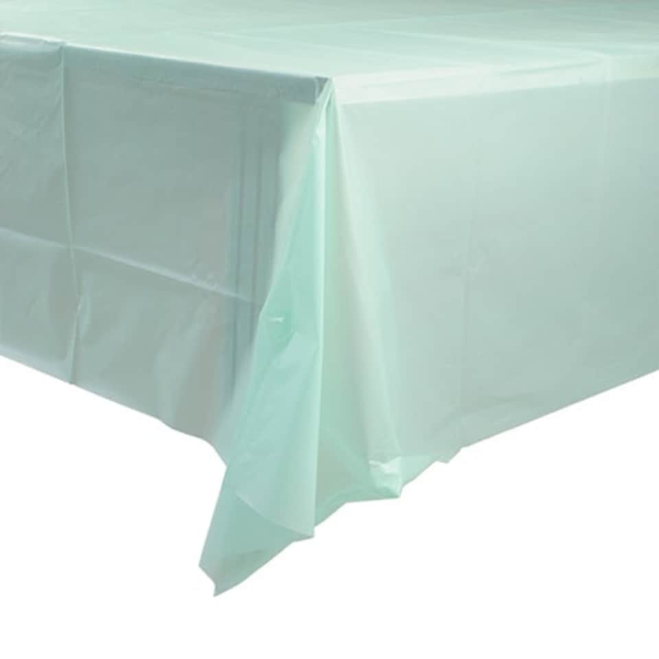 Mint Green Economy Plastic Tablecover 1.83m x 1.37m