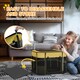 image 5 of PawHut Portable Dog Pen for Puppies, Rabbits, Kittens, Guinea Pigs - Yellow