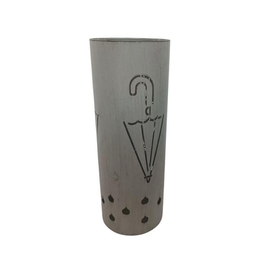 image 1 of Umbrella Stand - Metal - L19 x W19 x H49 cm - Grey