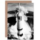 image 1 of Nasa Apollo 11 Saturn Rocket Space Cadet Moon Landing Art Card