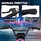 image 3 of HOMCOM 24V Kids Electric Motorbike with Twist Grip Throttle, Music, Horn - Pink