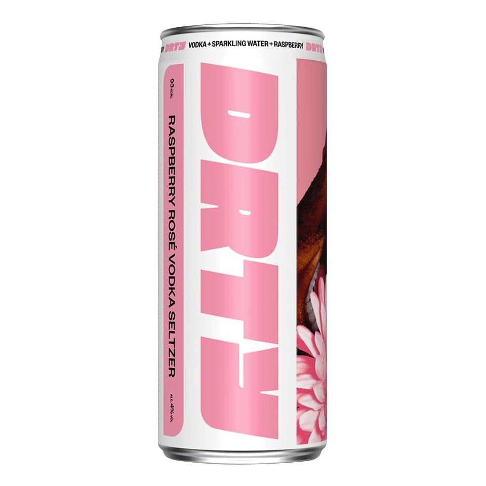 DRTY Hard Seltzer Raspberry Rose 330ml