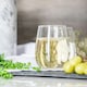 image 5 of LAV Gaia Stemless White Wine Glasses - 360ml - Clear - Pack of 6 Clear