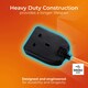 image 7 of Masterplug Single Socket Extension Lead with 10m Cable 13A Orange