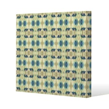 Psychedelic Geometric Pattern (Canvas Print) 46 x 46 x 4cm