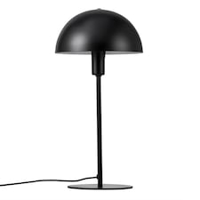 Nordlux Ellen Indoor Table Lamp Black Metal E14 Dome Shade - Mains Powered, IP20 | Black | Black