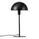 image 1 of Nordlux Ellen Indoor Table Lamp Black Metal E14 Dome Shade - Mains Powered, IP20 | Black | Black