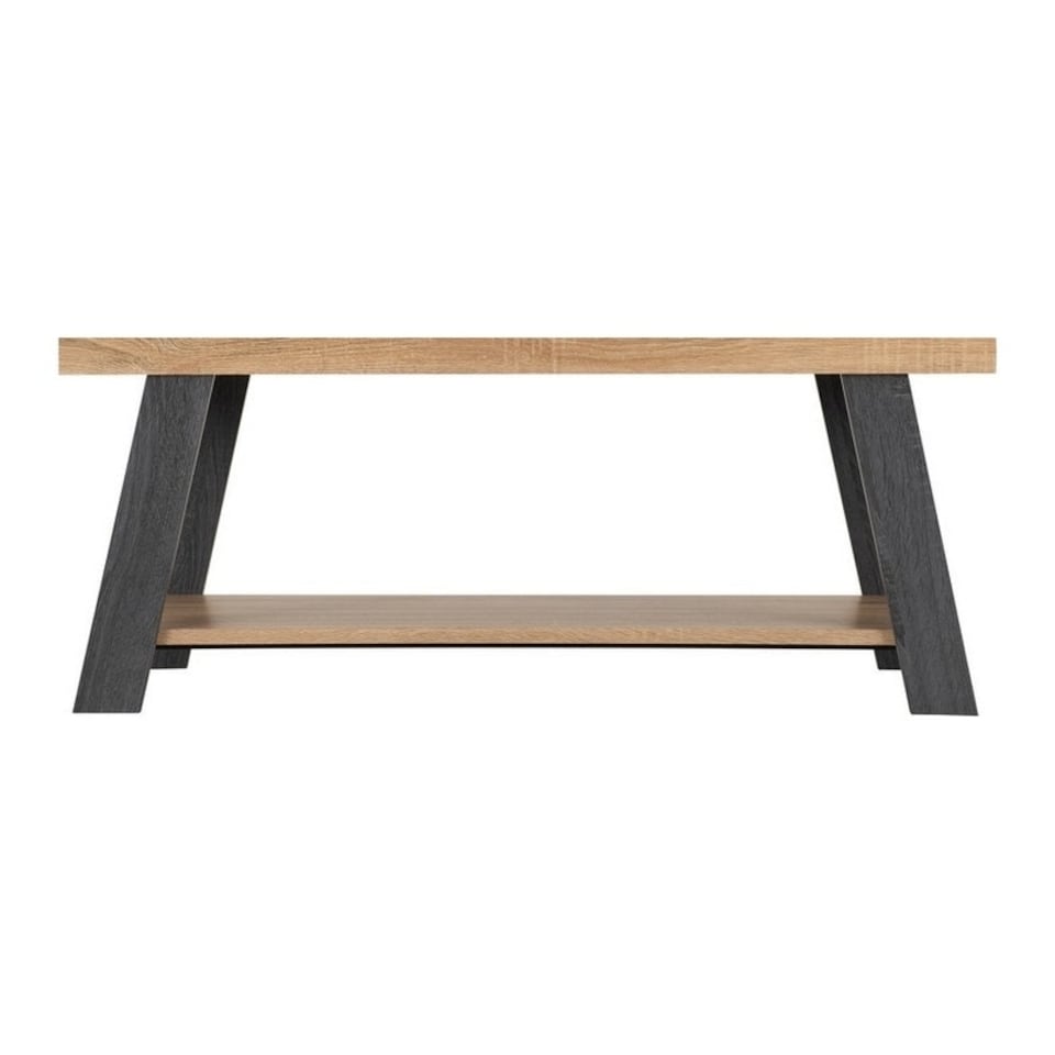 image 1 of Eddie Coffee Table - L55 x W110 x H45 cm - Grey/Sonoma Effect Brown