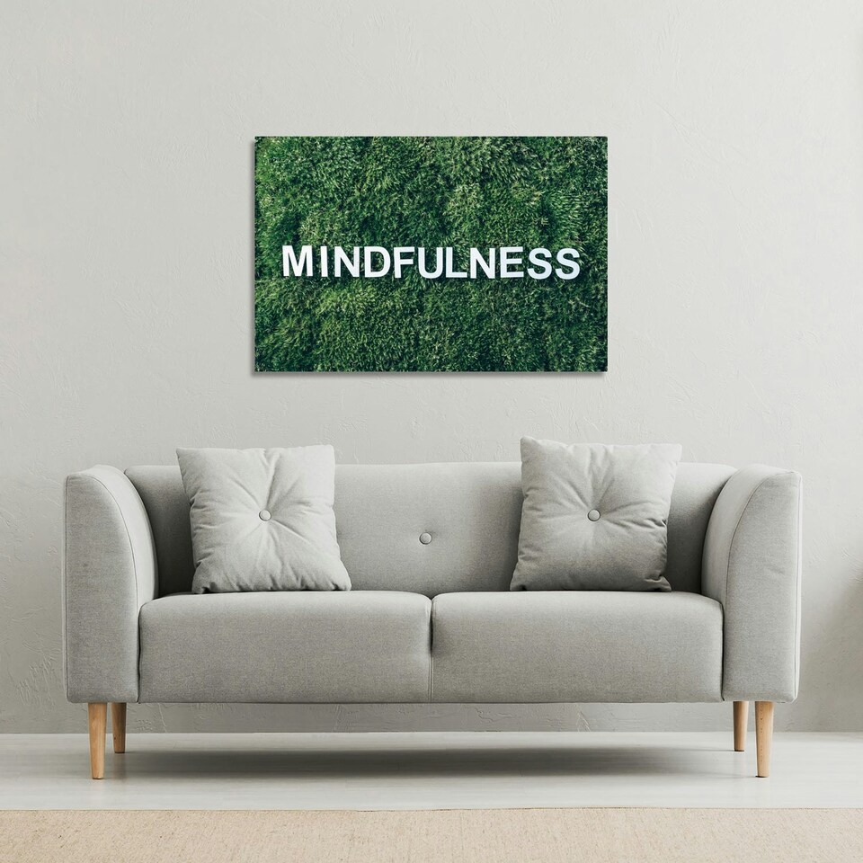 image 1 of Wellness Mindfulness (Canvas Print) 77 x 51 x 4cm