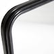 image 4 of Fine Decor MR3712W Brice Black Metal Framed Mirror, Black Black