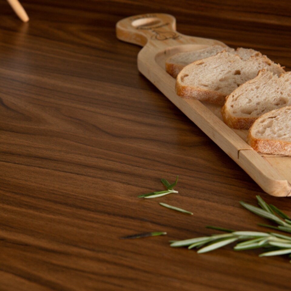 image 1 of Sticky Back Plastic Walnut Medium Wood Effect Kitchen Self-adhesive Vinyl Wrap for Cupboards, Doors and Worktops 67.5cm x 15m - d-c-fix