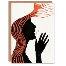 Deaf Culture Conceptual Bright Abstract Him Her Birthday Card