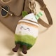 image 2 of OHS Sweetie Pie Bag Charm Keyring Soft Fleece Keychain