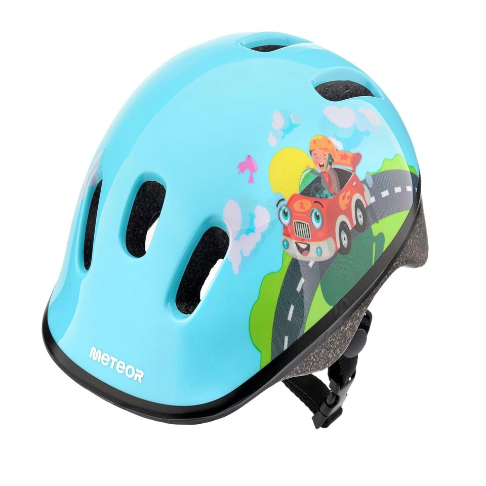 image 1 of Helmet for Kids Toddlers – Lightweight Adjustable Bike Helmet for Boys & Girls – Safety Crash Protection for Cycling, Scooter, Skateboard – KS06 Blue | Firefighter | XS