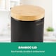 image 6 of Royalford 5L Pedal Bin with Bamboo Lid and Removable Basket