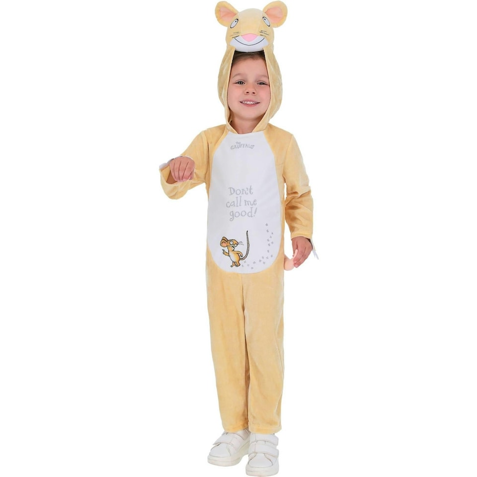 image 1 of The Gruffalo Childrens/Kids Julia Donaldson Mouse Costume Set - Beige - 7-9 Years 7-9 years