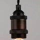 image 5 of BHS Industrial Style Champagne Cable Ceiling Pendant | Bronze | Bronze | 1