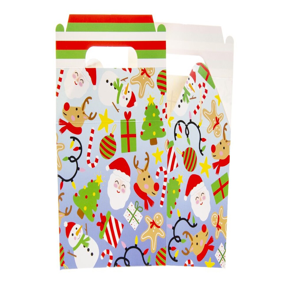 image 1 of Pack of 12 Christmas Food Boxes 14 x 10 x 12cm