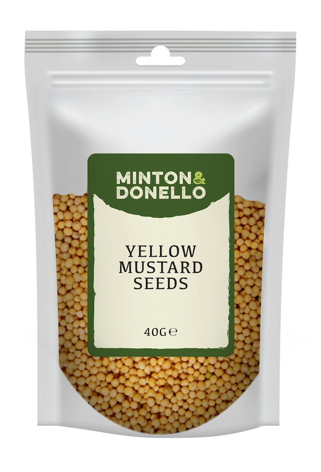 image 1 of Minton & Donello Yellow Mustard Seeds 10 x 40g