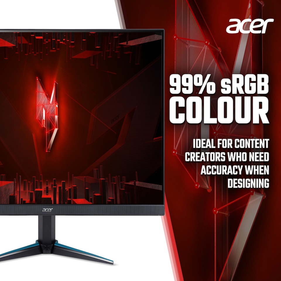 image 1 of Acer NITRO VG0 Nitro VG270KLbmiipx 27-inch 4K UHD 60Hz Gaming Monitor
