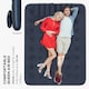 image 3 of Outsunny King Inflatable Mattress with Hand Pump, Pillows, 203 x 152 x 22cm