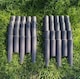 image 6 of Plastic Log Roll Style Wood Effect Garden Lawn Edging (27.5cm x 24cm) - 16 Panels