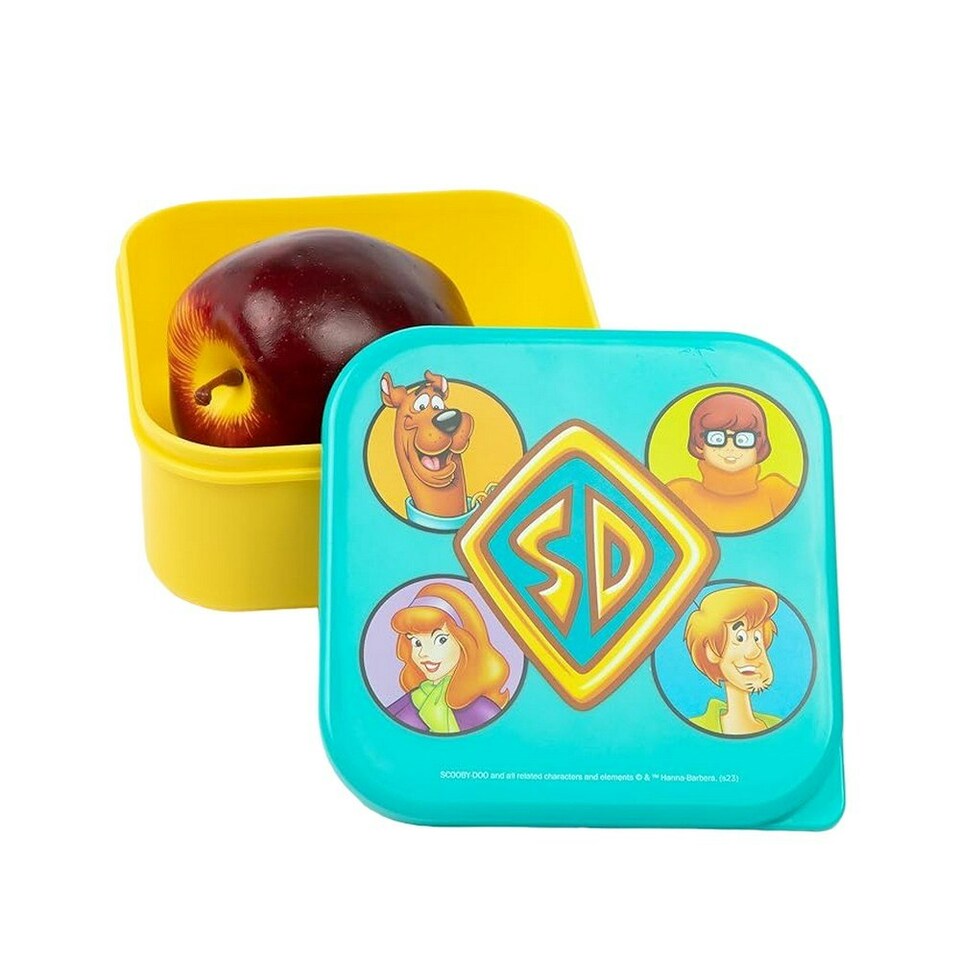 image 1 of Scooby Doo The Mystery Machine Lunch Bag Set - Blue/Yellow - One Size