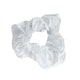 image 5 of Brushworks Pink & White Satin Scrunchies (Pack of 4)